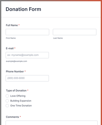 Stock Donation Form Template Jotform Stock Donation Form Template Jotform