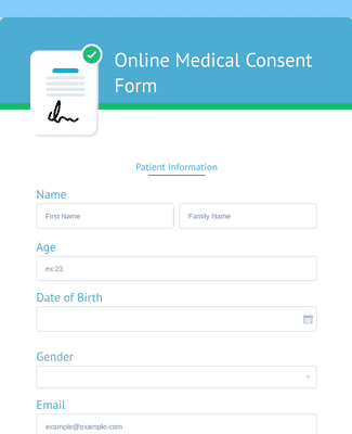 Online Medical Consent Form