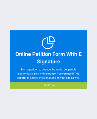 Online Petition mit elektronischer Unterschrift