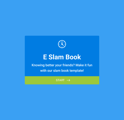 Form Templates: Online Slam Book Form