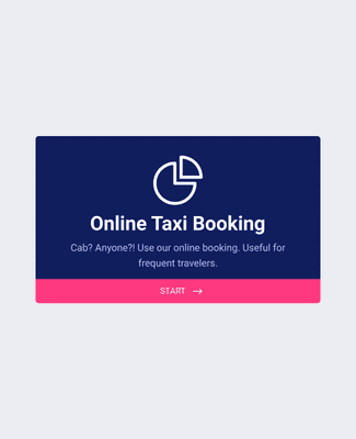 Online Taxi Booking Form