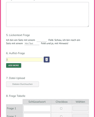 Online Test Formularvorlage | Jotform