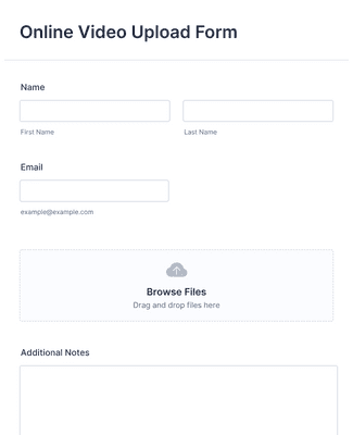 Customized and Responsive File Upload Form Template | JotForm