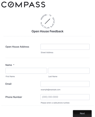Open House Feedback Form Template Jotform