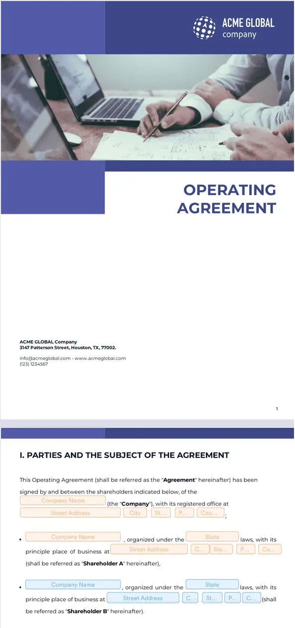 Template-operating-agreement-template