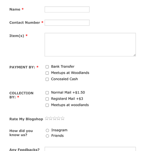 Simple Order Form Template | Jotform