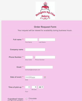 Order Request Form Template | Jotform