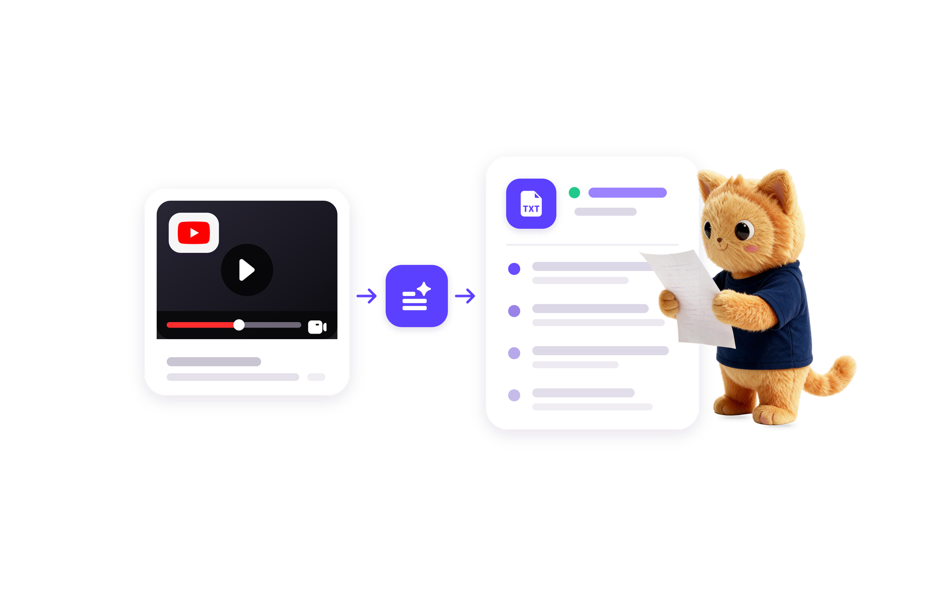 YouTube to Transcript Converter