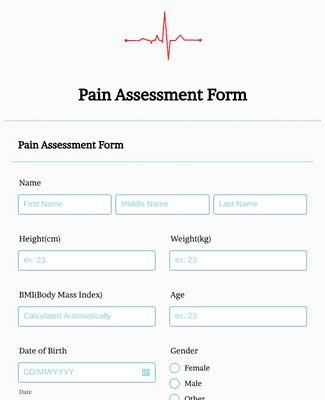 Pain Assessment Form