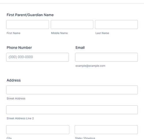 parental agreement template