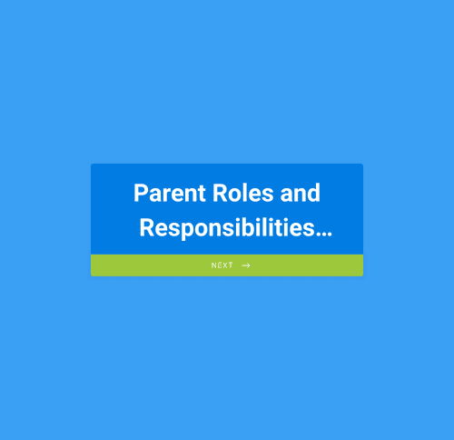 Form Templates: Parent Roles And Responsibilities Survey