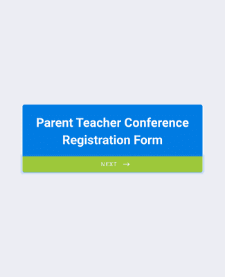 Form Templates: Parent Teacher Conference Registration Form