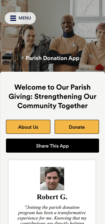 Parish Donation App
