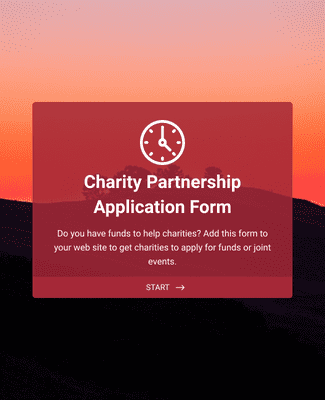 Form Templates: Partnership Application Form