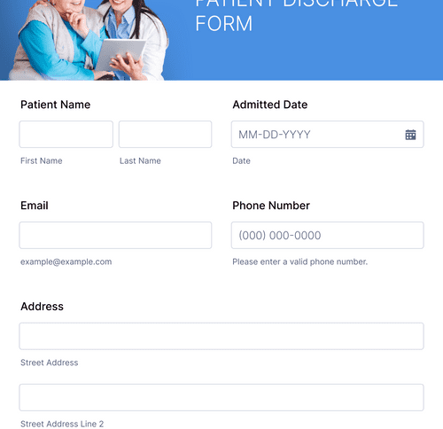 Form Templates: Patient Discharge Form
