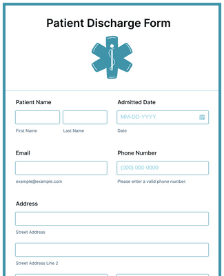Patient Discharge Form