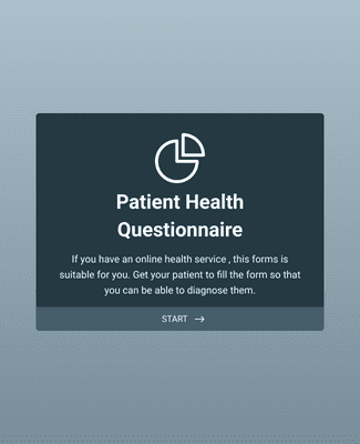 Form Templates: Patient Health Questionnaire 