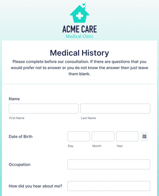 Patient Intake Form