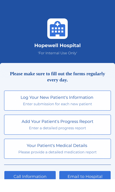 Template-patient-management-app
