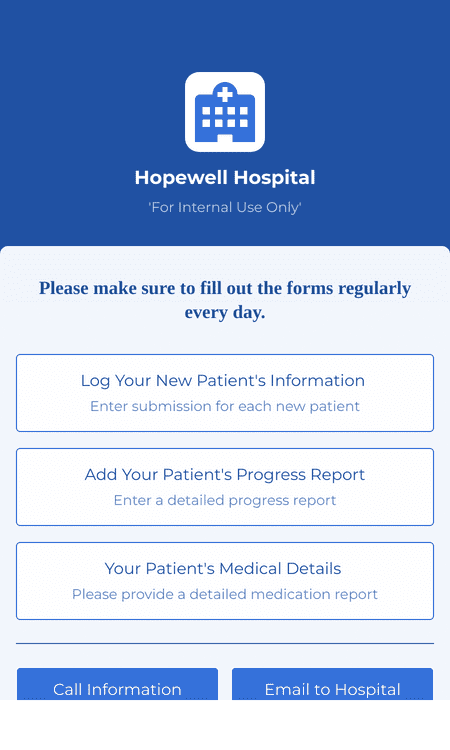 Create your own Medical App