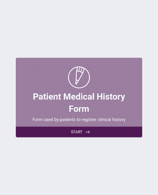 Form Templates: Patient Medical History Form