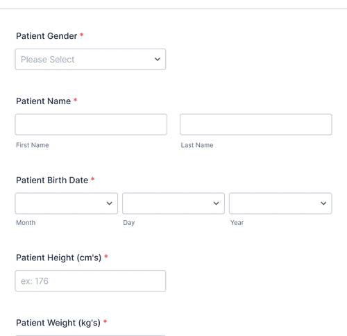 Form Templates: Patient Medical History Form