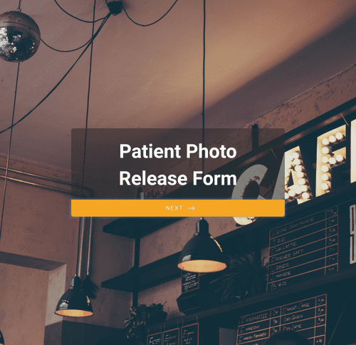 Form Templates: Patient Photo Release Form