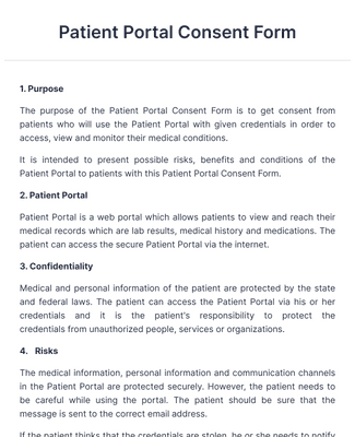 Template patient-portal-consent-form