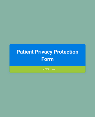 Patient Privacy Protection Form