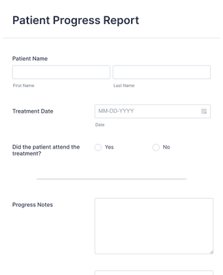 Patient Progress Notes Form Template | JotForm