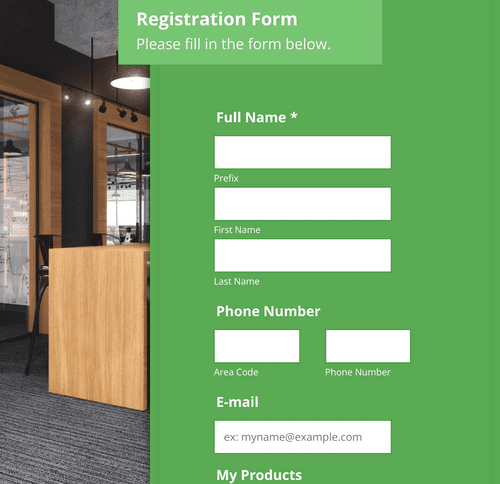 Form Templates: PayJunction Workshop Registration Form
