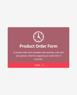 PayPal Business Product Order Form