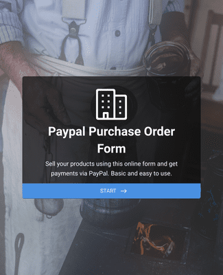 PayPal Purchase Order Form