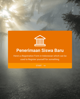 Indonesian Registration Form
