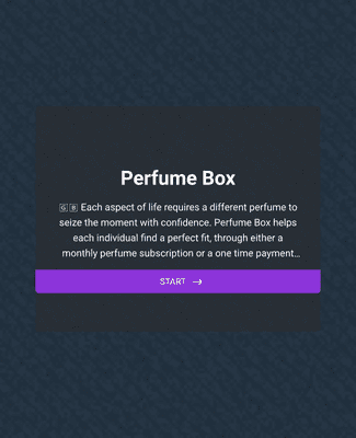 Form Templates: Perfume Box