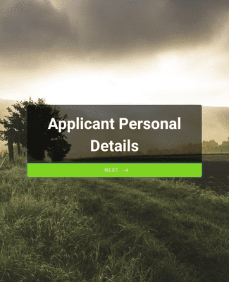 Form Templates: Personal Loan Application Form