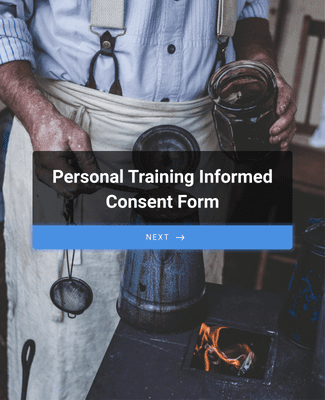 Form Templates: Personal Training Informed Consent Form