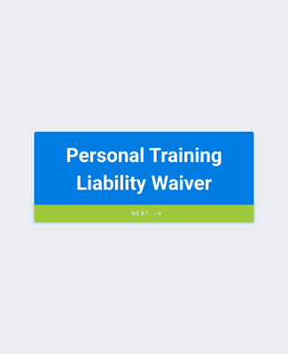 Form Templates: Personal Training Liability Waiver