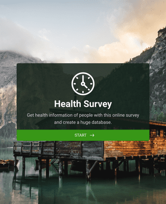 Form Templates: Pesquisa da Condição de Saúde Atual do Indivíduo