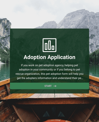 Form Templates: Pet Adoption Application Form
