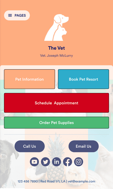 Template-pet-store-app