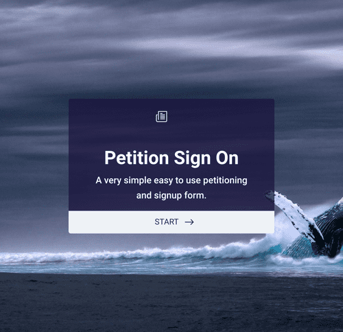 Form Templates: Petíciós Feliratkozási Űrlap