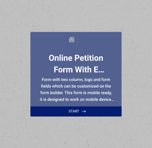 Form Templates: Petíciós Online Aláírási Űrlap