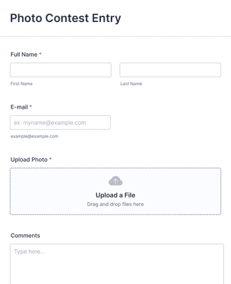 Virtual Halloween Cosplay Contest Entry Form Template | Jotform