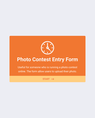 Form Templates: Photo Contest Entry Form