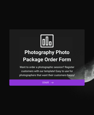 Form Templates: Photography Order Form