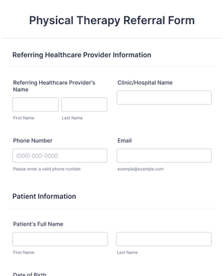 Physical Therapy Referral Form Template Jotform   Physical Therapy Referral Form 35c4a55aefe6003daf2859e000bfc1f5 Classic 