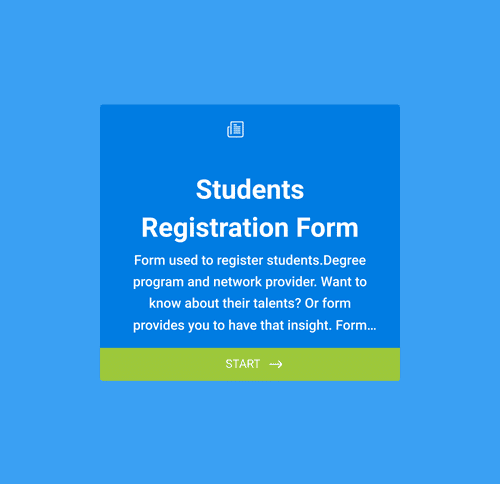 Form Templates: Physics Registration Form