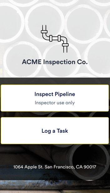 Pipeline Inspection App