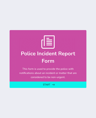 Form Templates: Free Police Incident Report Template